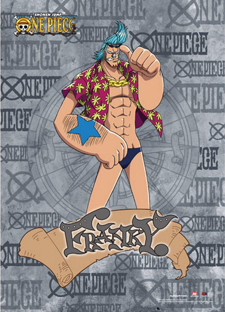 One Piece - Franky Wall Scroll - Great Eastern Entertainment