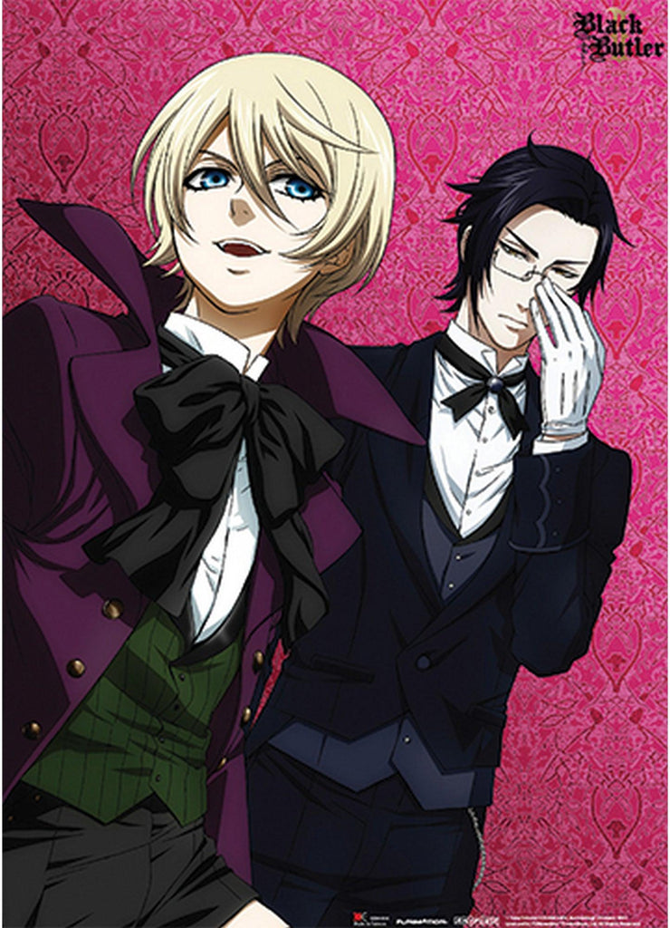 Black Butler 2 - Claude Faustus And Alois Trancy Scheming Wall Scroll - Great Eastern Entertainment