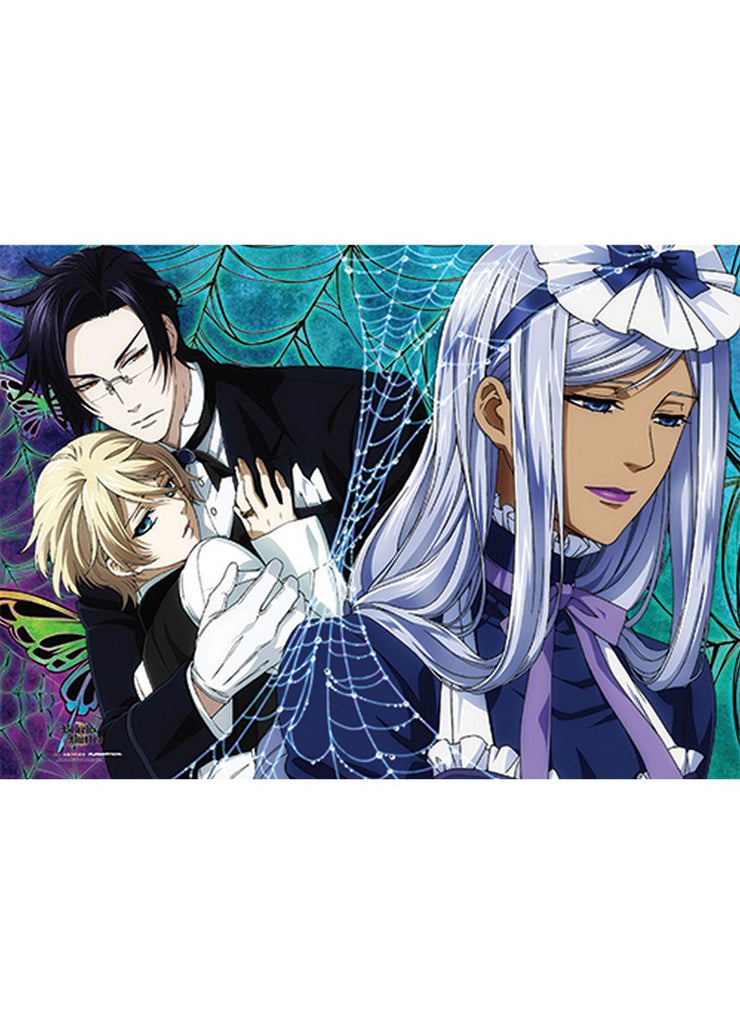 Black Butler 2 - Claude Faustus, Alois Trancy, & Hannah Wall Scroll - Great Eastern Entertainment