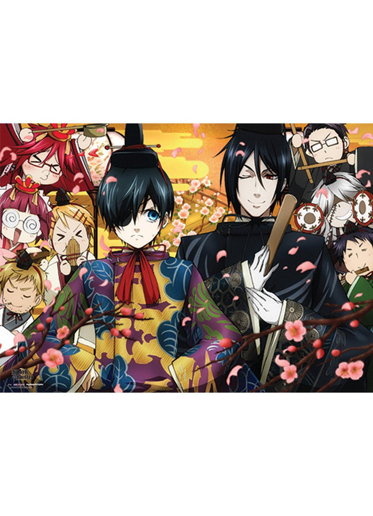 Black Butler 2 - Traditional Group Wall Scroll - Great Eastern Entertainment