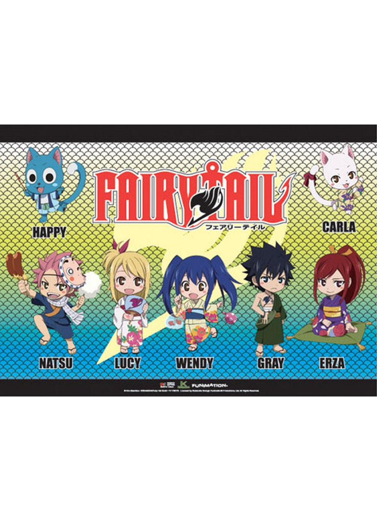 Fairy Tail - SD Group 3 Wall Scroll - Great Eastern Entertainment