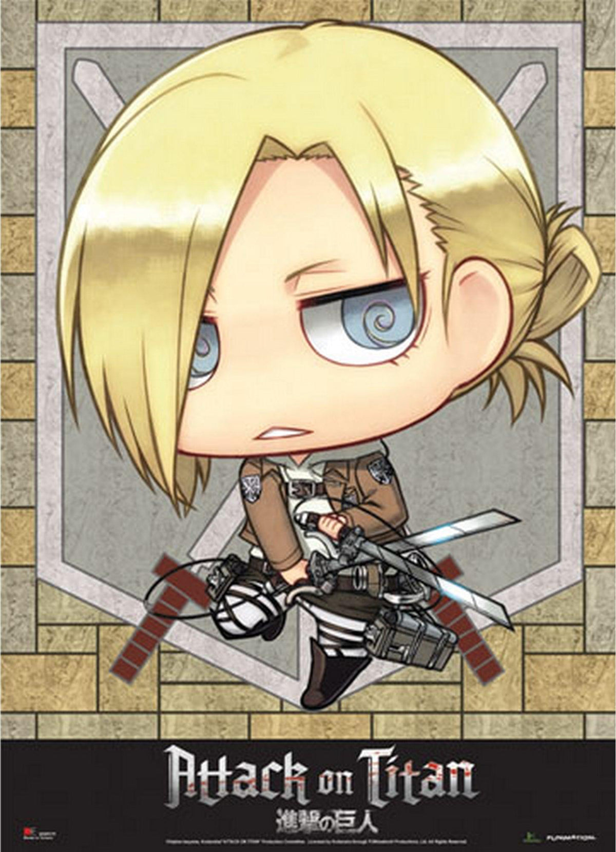 Attack on Titan - SD Annie Leonhart Wall Scroll - Great Eastern Entertainment
