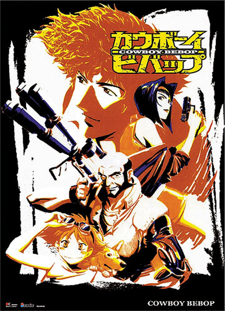 Cowboy Bebop - Spike Spiegel & Friends Wall Scroll - Great Eastern Entertainment