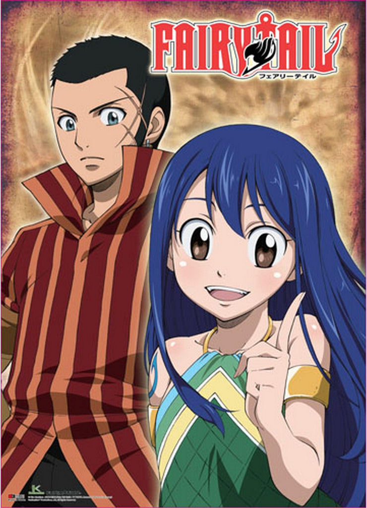 Fairy Tail - Wendy Marvell And Mest Gryder "Doranbolt" Wall Scroll - Great Eastern Entertainment