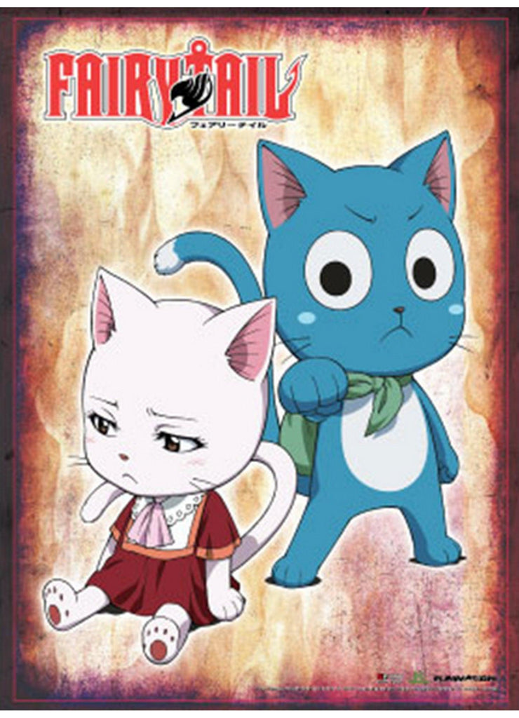 Fairy Tail - Happy & Carla Wall Scroll - Great Eastern Entertainment