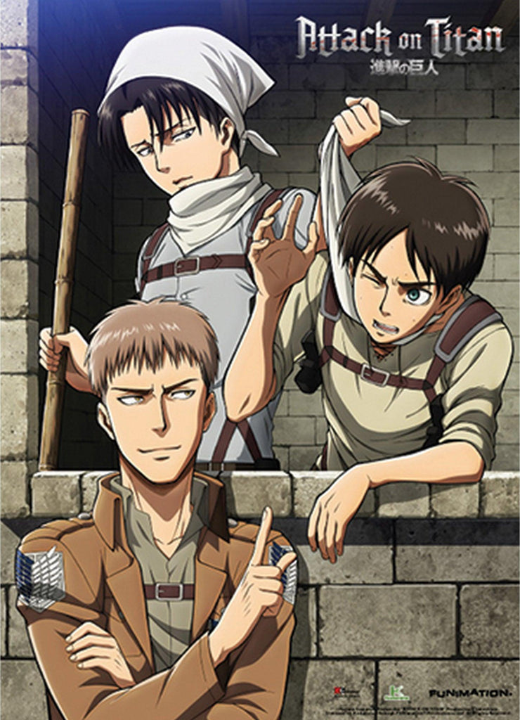 Attack on Titan - Clean Up Room Special Edition Wall Scroll - Great Eastern Entertainment