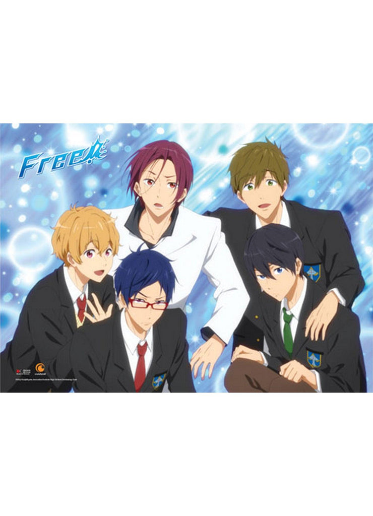 Free! - Group Line-Up Wall Scroll - Great Eastern Entertainment