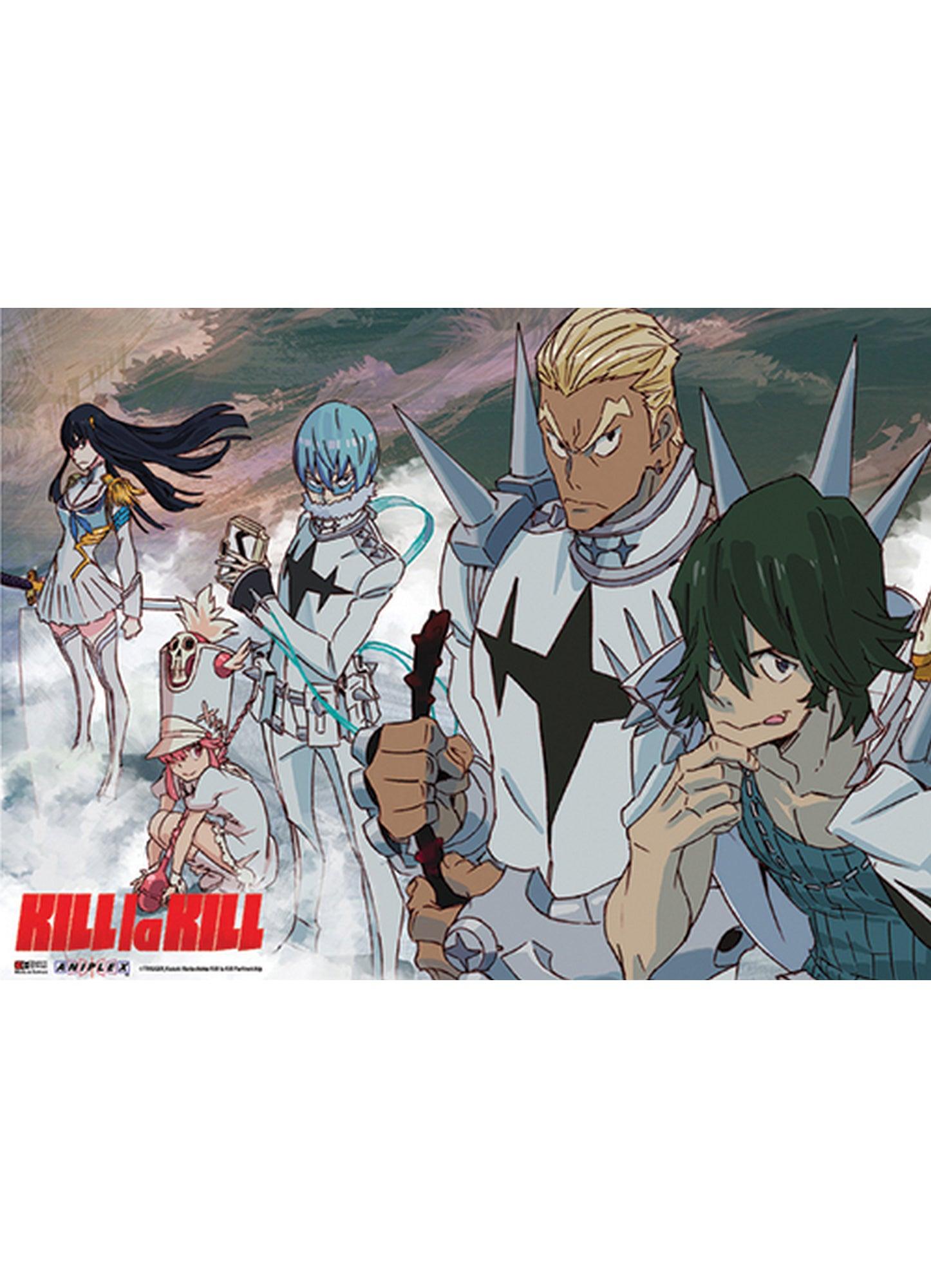 Kill La Kill - Satsuki Kiryuin And Elite Four Wall Scroll - Great Eastern Entertainment
