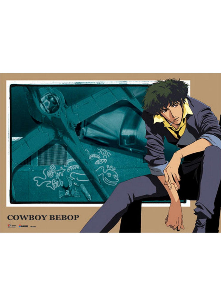 Cowboy Bebop - Spike Spiegel & Swordfish II Wall Scroll - Great Eastern Entertainment