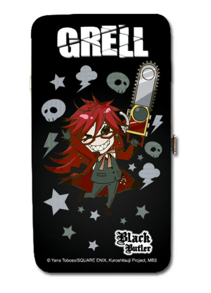 Black Butler - SD Grell Sutcliff Hinge Wallet - Great Eastern Entertainment