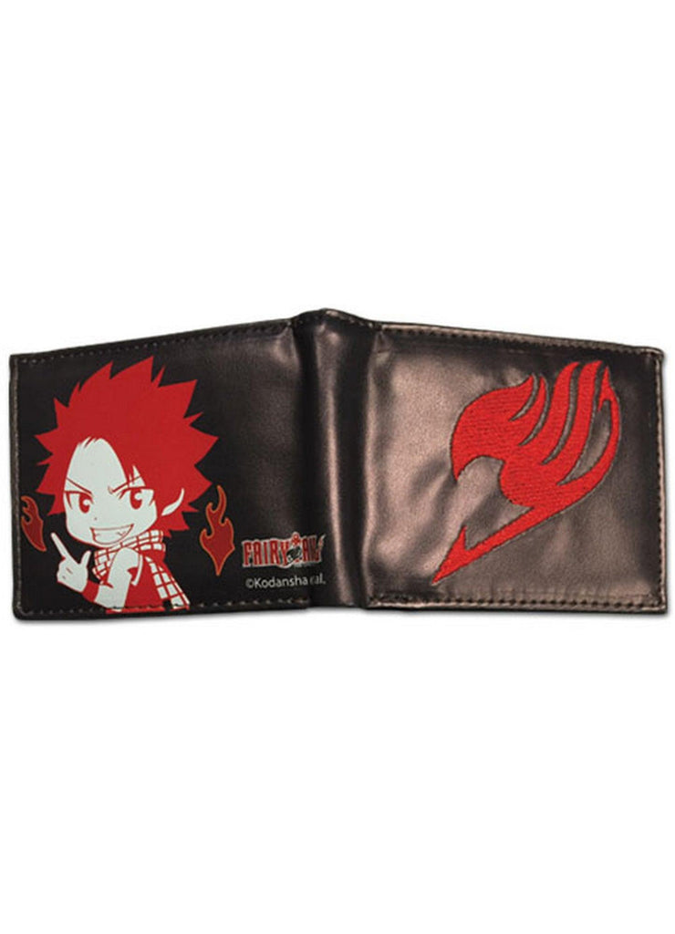 Fairy Tail - SD Natsu Dragneel And Logo Bi-Fold Wallet - Great Eastern Entertainment