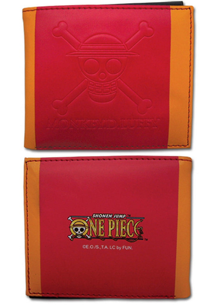 One Piece - Monkey D. Luffy Skull Icon Boy Wallet - Great Eastern Entertainment