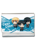 Attack on Titan - Eren Yeager, Armin Arlet & Mikasa Ackerman SD Girl Wallet - Great Eastern Entertainment