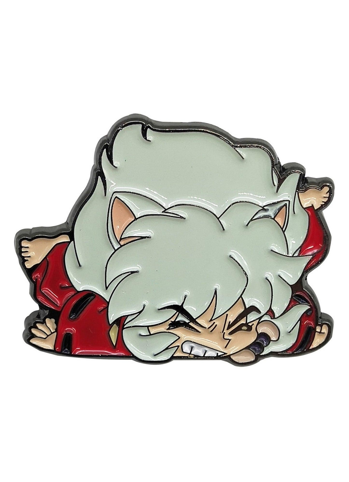 Inuyasha - SD Inuyasha Sitting Enamel Pin - Great Eastern Entertainment