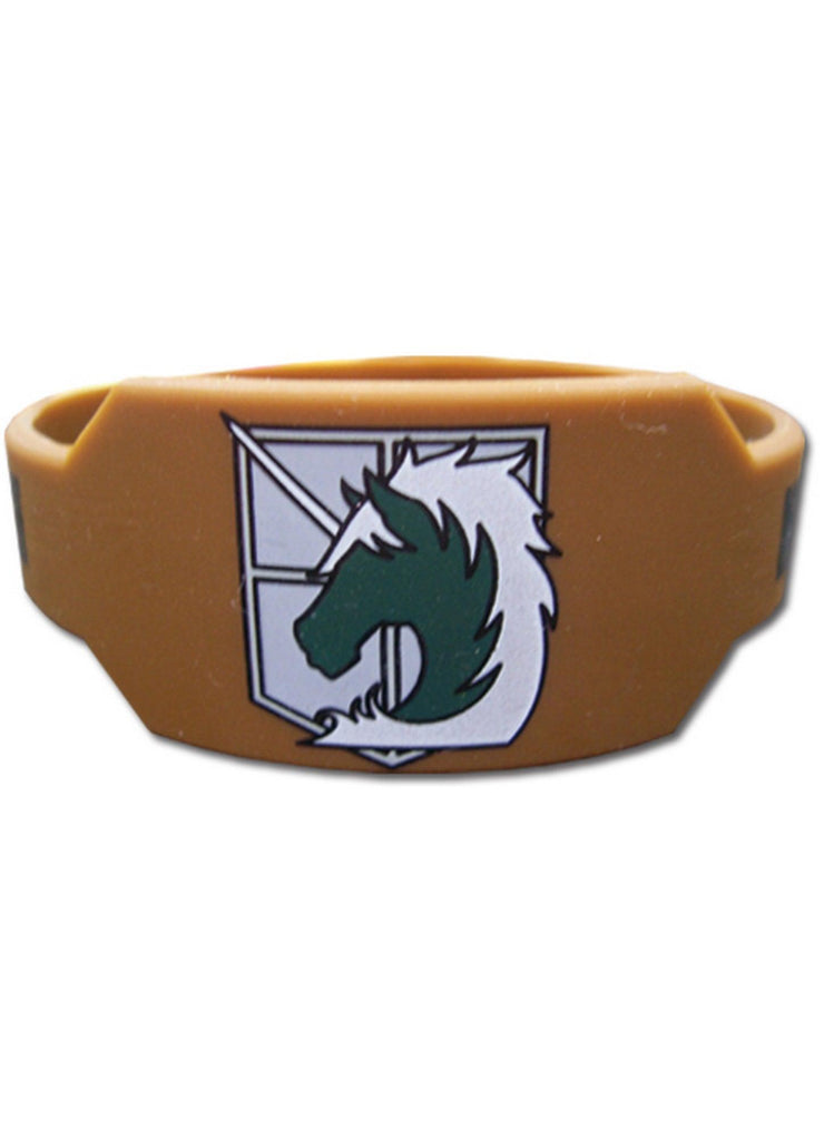 Attack on Titan - Military Police Regiment PVC Wristband - Great Eastern Entertainment