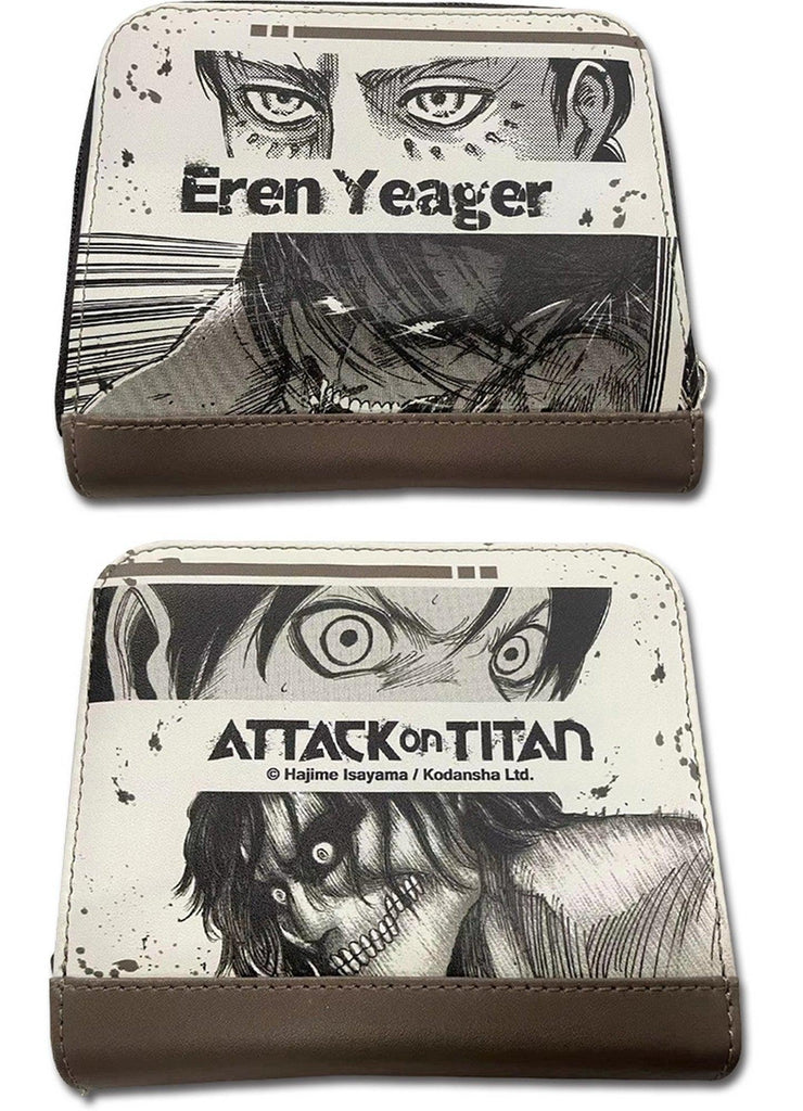 Attack On Titan Manga - Eren Yeager Screenshot Wallet #O