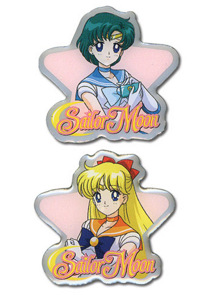 Sailor Moon - Sailor Mercury & Sailor Venus Pin Set - Great Eastern Entertainment