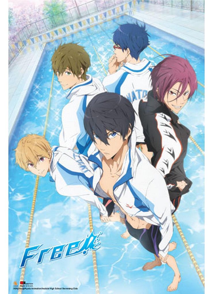 Free! - Group Paper Poster - Great Eastern Entertainment