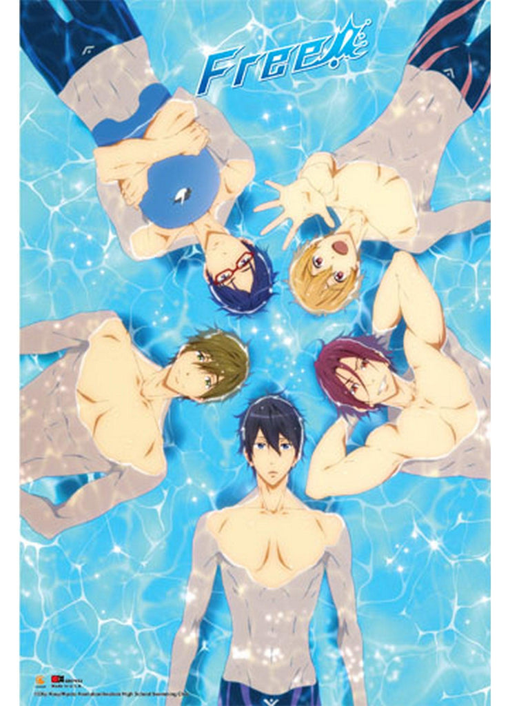 Free! - Group Floating Paper Poster - Great Eastern Entertainment