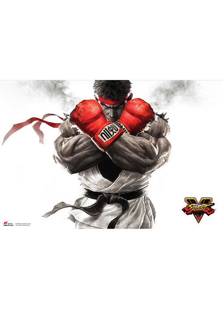 Street Fighter V- Ryu Key Art Paper Poster