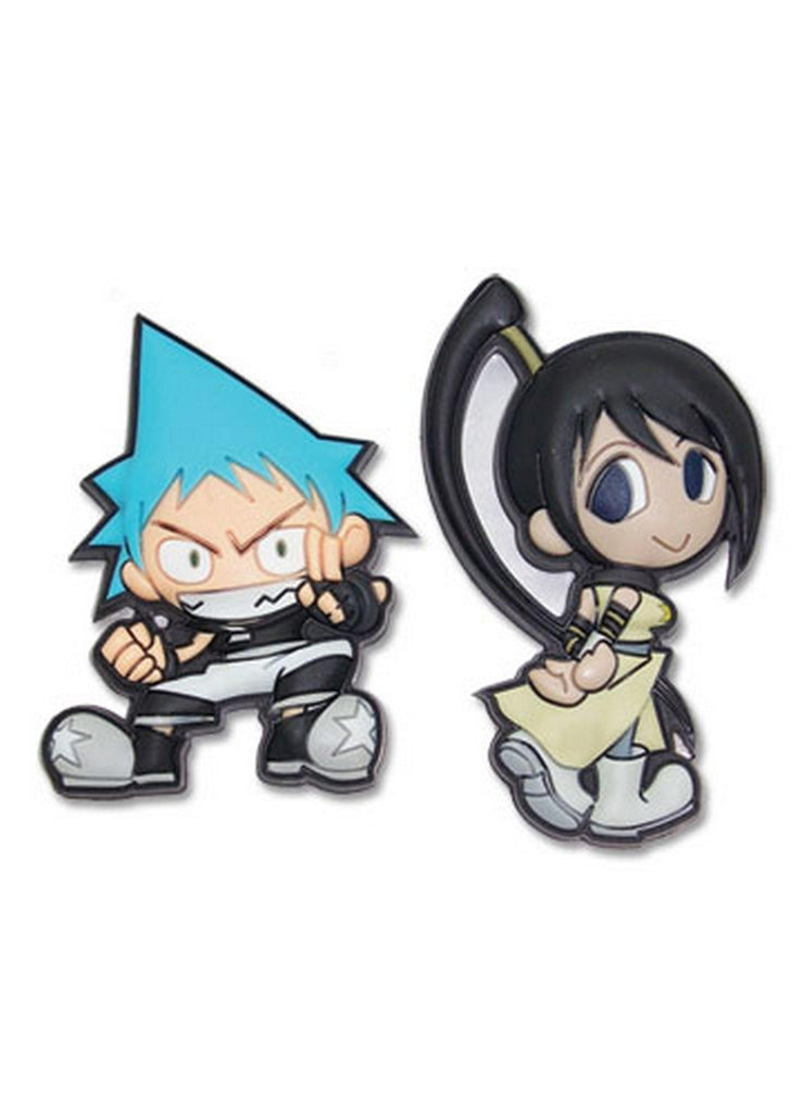 Soul Eater - Black Star Tsubaki Nakatsukasa PVC Pin Set - Great Eastern Entertainment