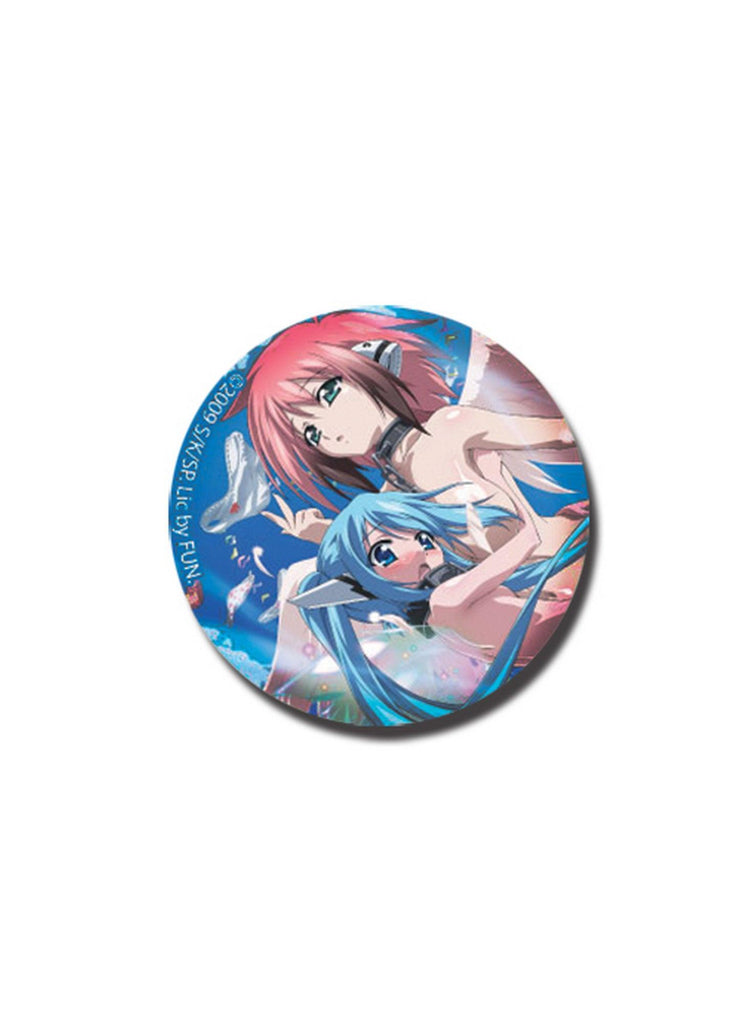 Heaven's Lost Property - Ikaros & Nymph Button 2.1875" - Great Eastern Entertainment