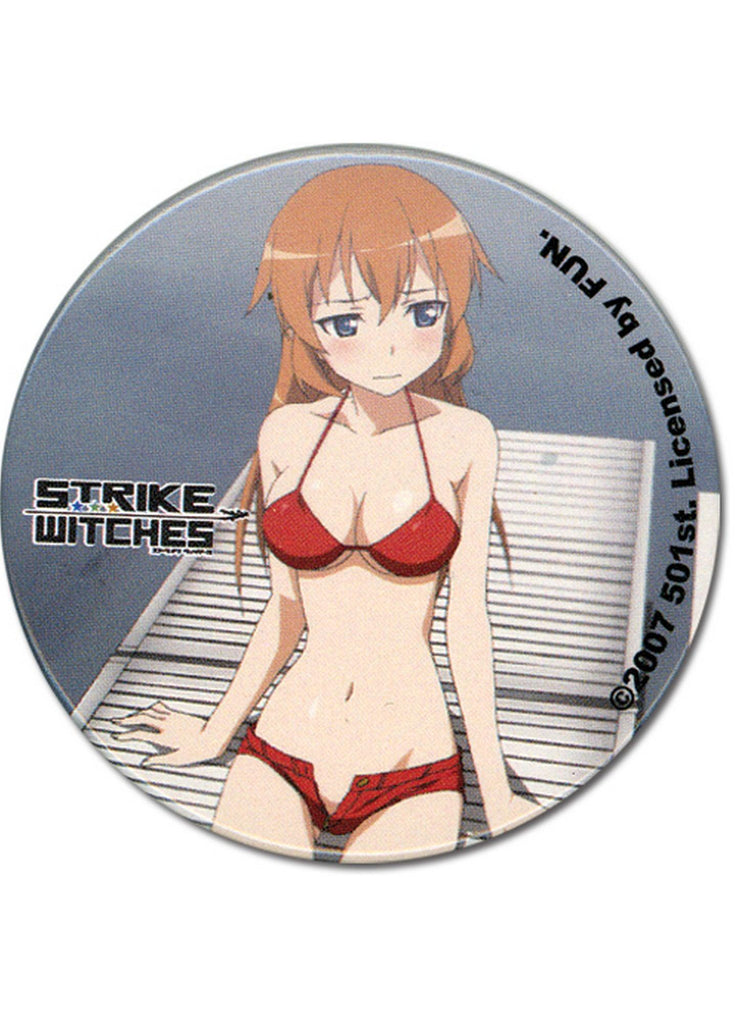 Strikes Witches - Charlotte Elwyn Shirley Yeager Button