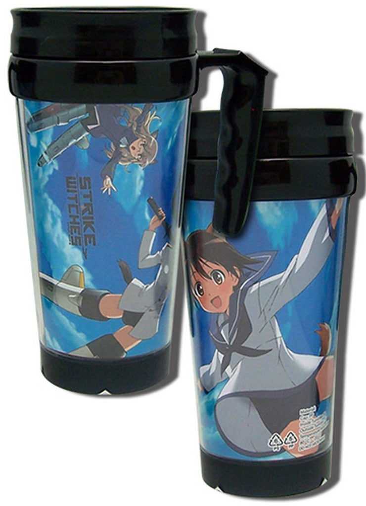 Strikes Witches - Flying Group Tumbler With Handle