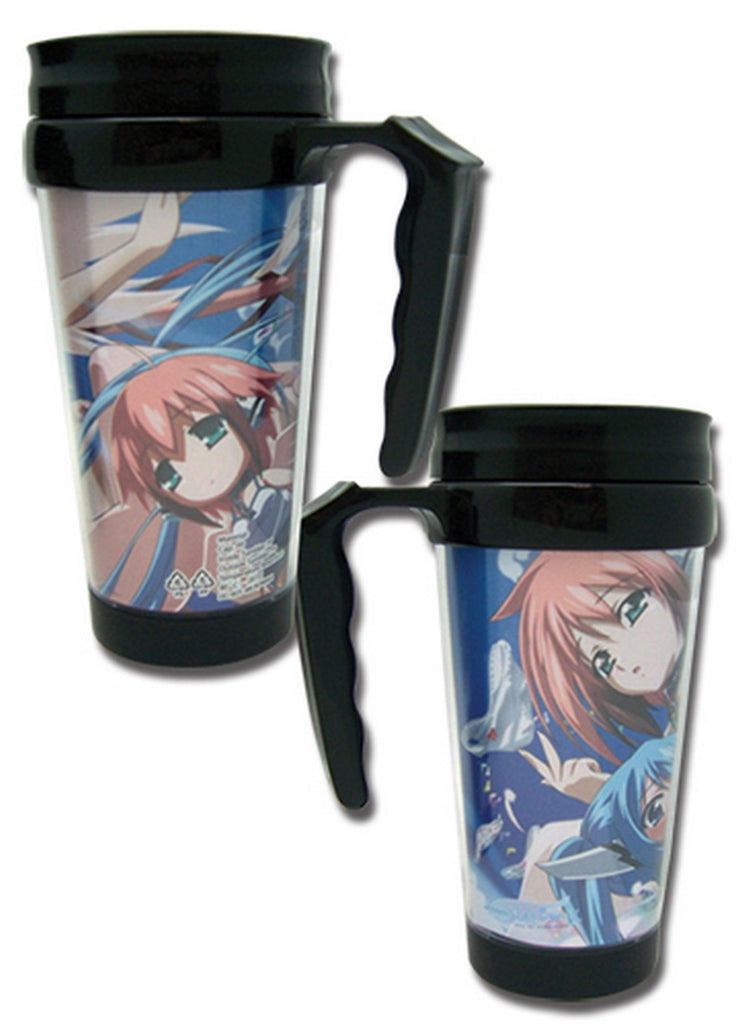 Heaven's Lost Property - Ikaros & Nymph Tumbler With Handle - Great Eastern Entertainment