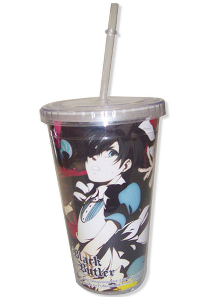 Black Butler 2 - Group Tumbler With Lid - Great Eastern Entertainment