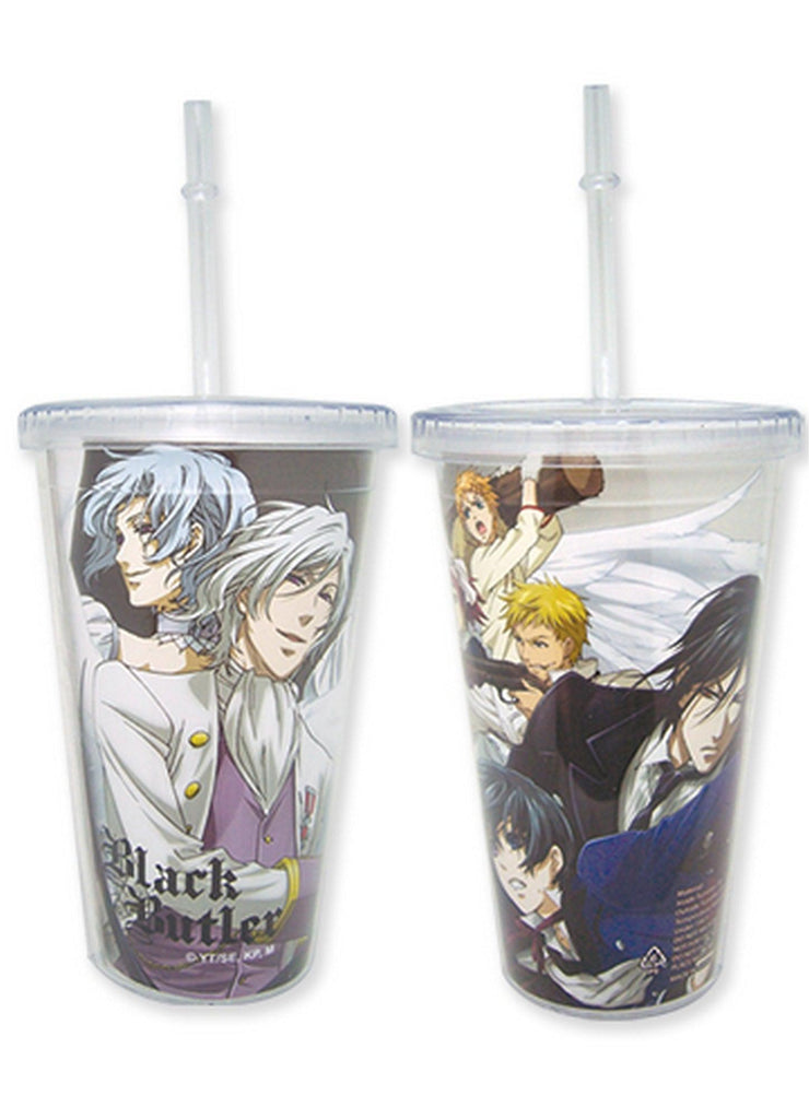 Black Butler - Group Tumbler With Lid - Great Eastern Entertainment