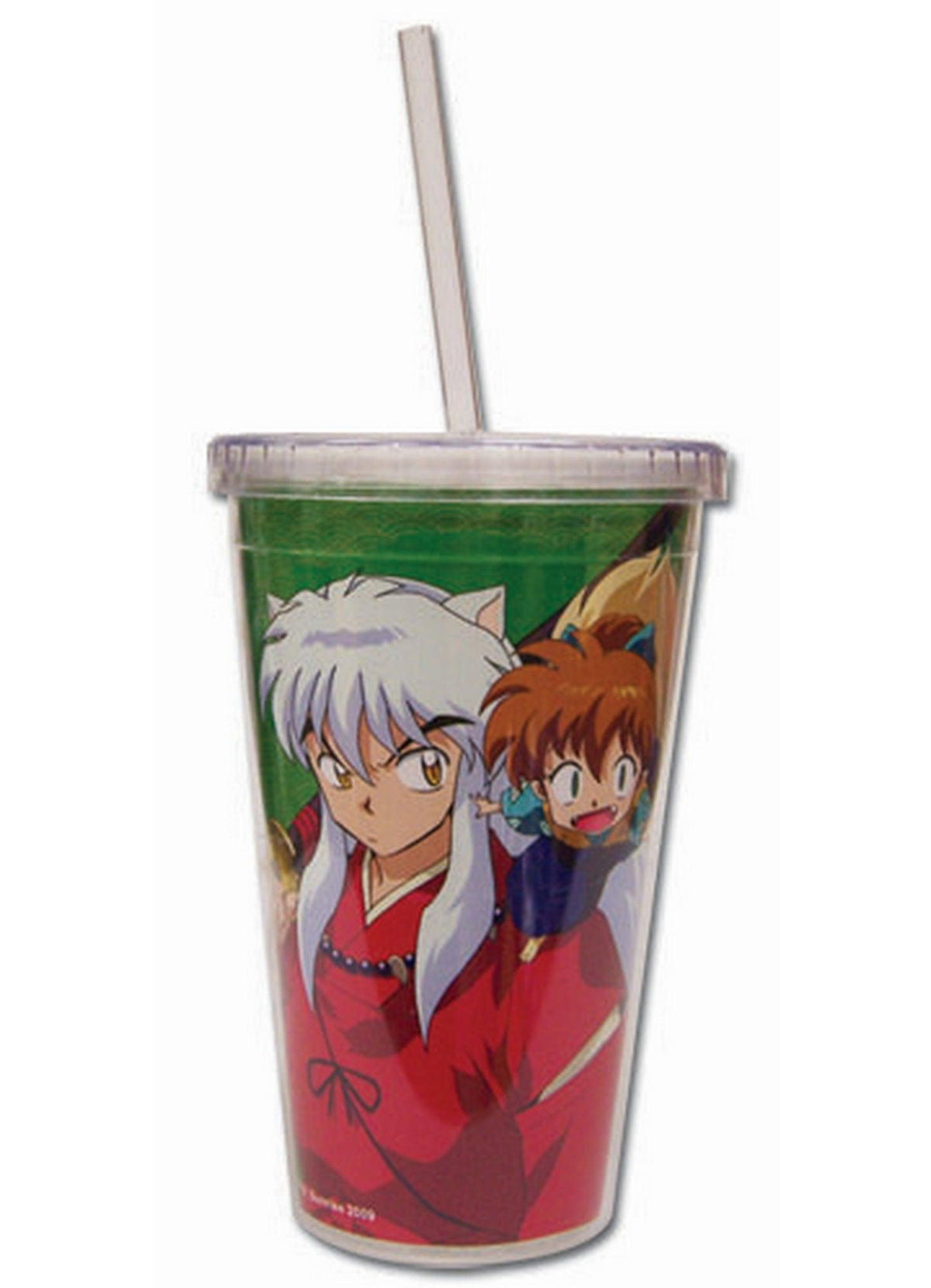 Inuyasha - Inuyasha & Shippo Tumbler With Strw Lid - Great Eastern Entertainment