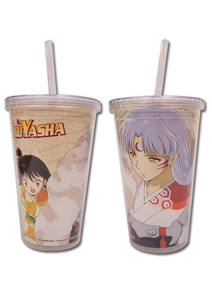 Inuyasha - Sesshomaru 7 Rin Tumbler With Straw Lid - Great Eastern Entertainment