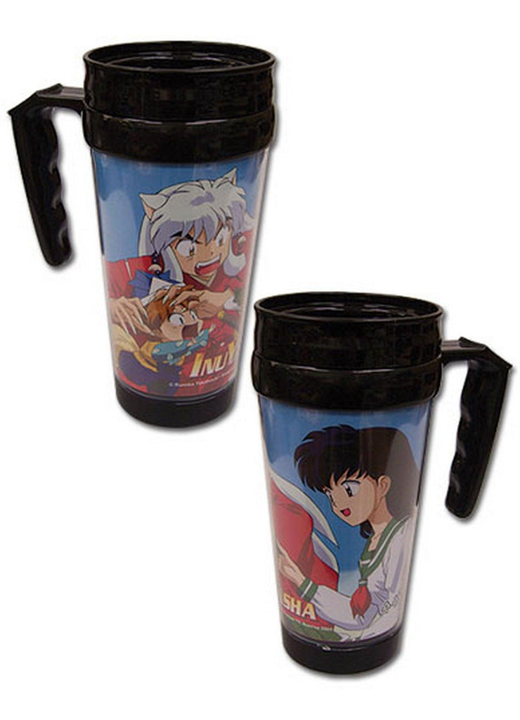 Inuyasha - Inuyasha, Kagome Higurashi And Shippo Tumbler With Handle - Great Eastern Entertainment