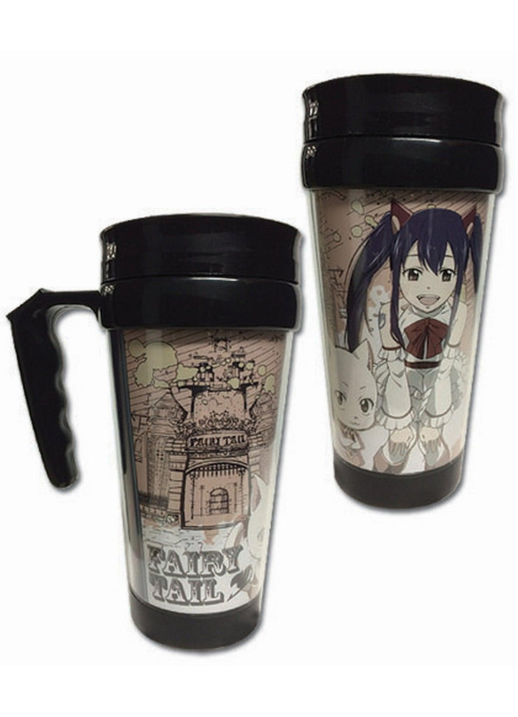 Fairy Tail S5 - Wendy Marvell & Carla Tumbler With Handle - Great Eastern Entertainment