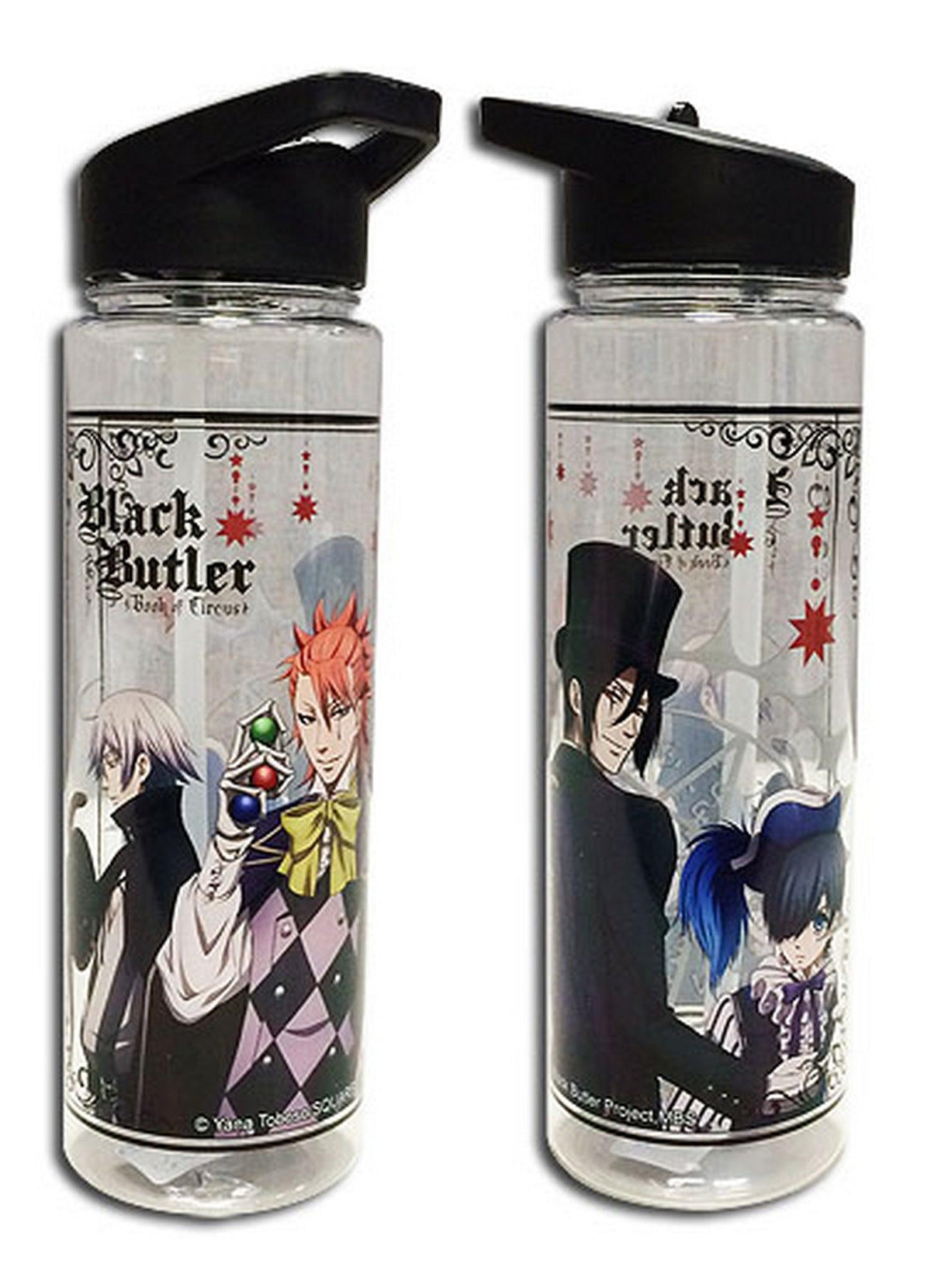 Black Butler Book Of Circus - Circus Group Tritan Water Bottle - Great Eastern Entertainment