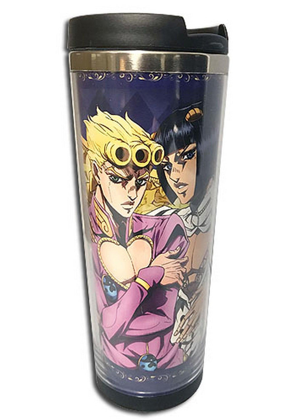 Jojo's S4 - Giorno Giovanna & Bruno Bucciarati Zipper Tumbler - Great Eastern Entertainment