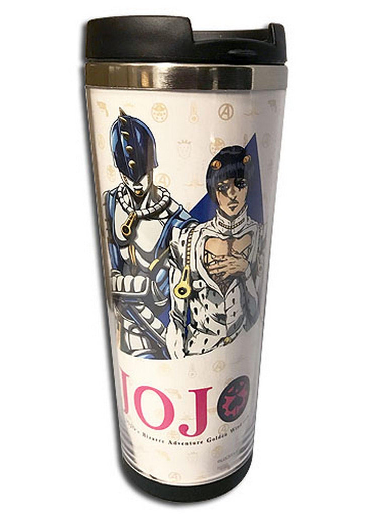 Jojo's S4 - Bruno Bucciarati & Zipper Man Tumbler - Great Eastern Entertainment