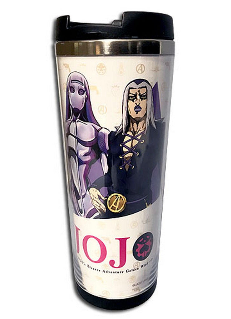 Jojo's S4 - Leone Abbacchio & Moody Jazz Tumbler - Great Eastern Entertainment