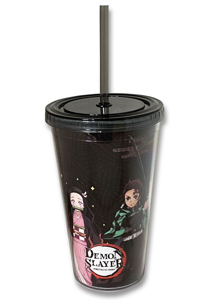 Demon Slayer- Group Tumbler W/ Straw