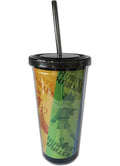 Hunter X Hunter- Full Length Art Tumbler With Straw
