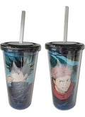 Jujutsu Kaisen- Magazine Art #B Tumbler With Straw