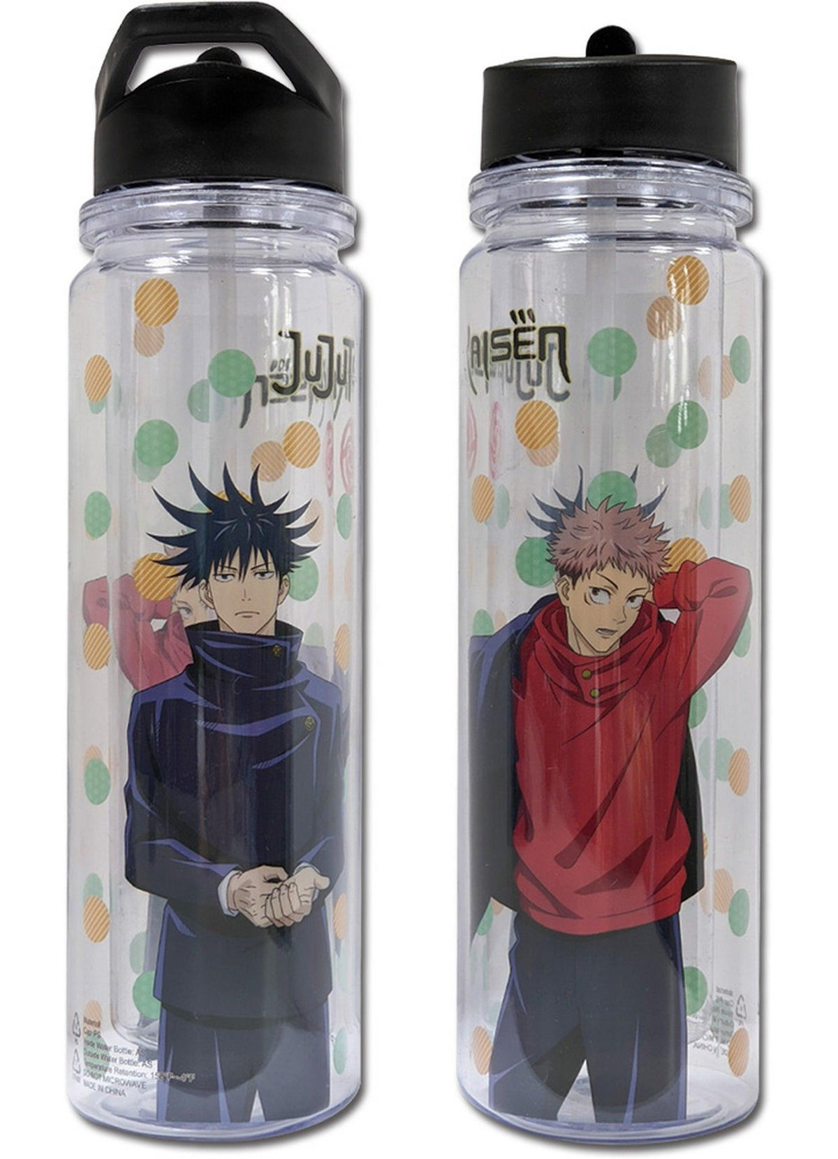 Jujutsu Kaisen - Yuji Itadori And Megumi Fushiguro Tritan Water Bottle