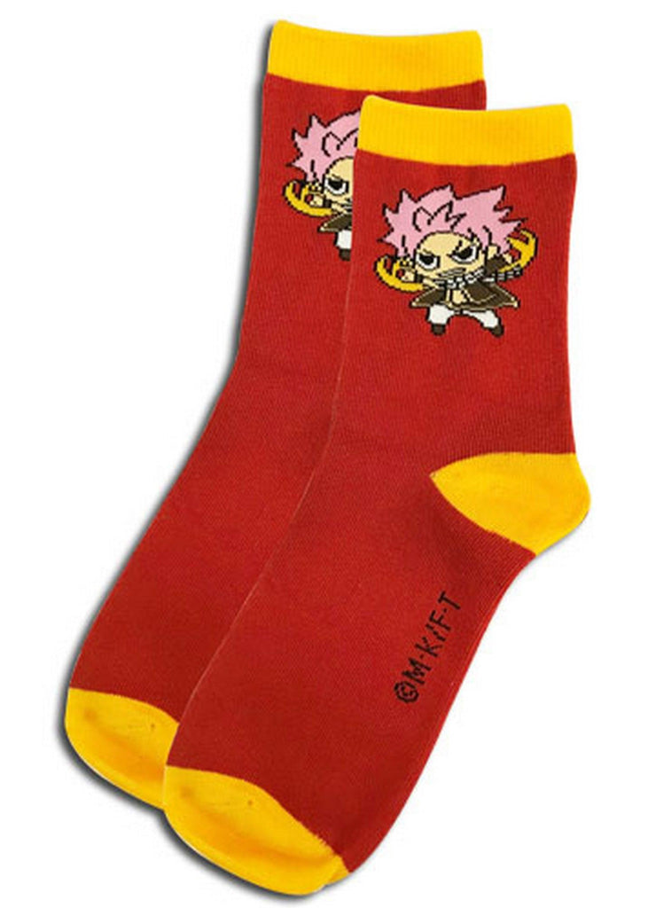 Fairy Tail S8 - SD Natsu Dragneel Knitted Socks - Great Eastern Entertainment