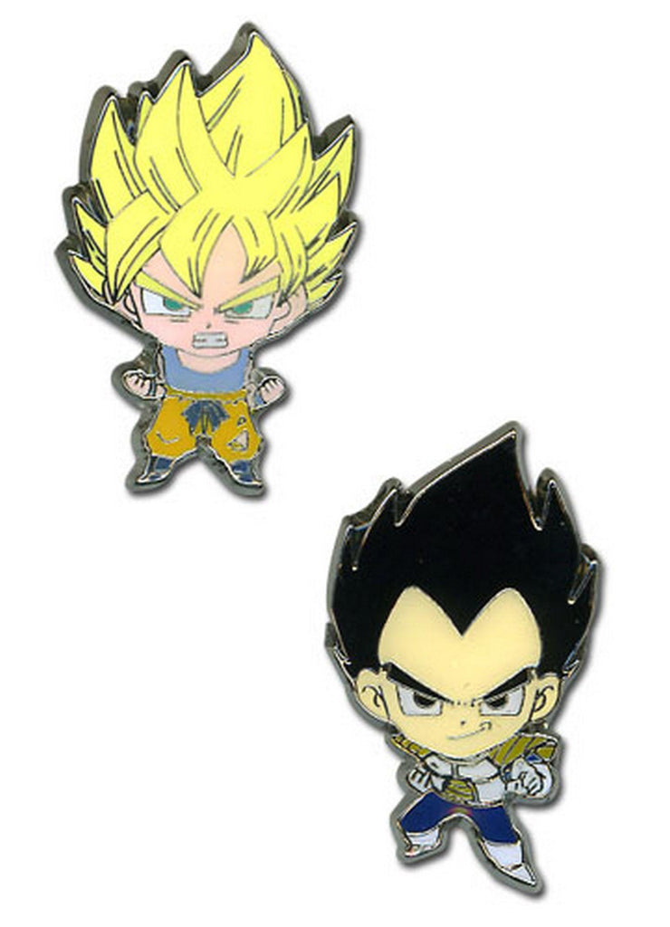 Dragon Ball Z - Super Saiyan Son Goku & Vegeta Mini Pin Set - Great Eastern Entertainment