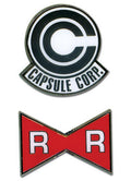 Dragon Ball Z - Capsule Corp & Red Ribbon Army Pin Set - Great Eastern Entertainment