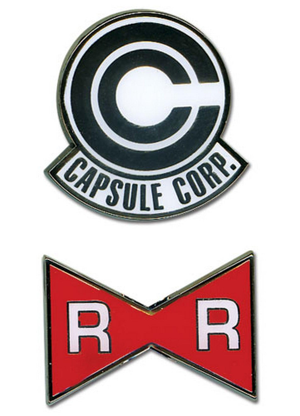 Dragon Ball Z - Capsule Corp & Red Ribbon Army Pin Set - Great Eastern Entertainment
