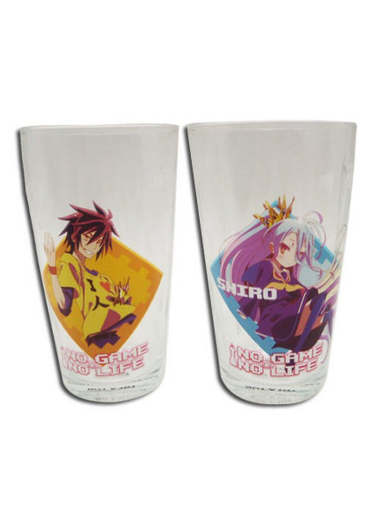 No Game No Life - Set 1 Waterglass - Great Eastern Entertainment