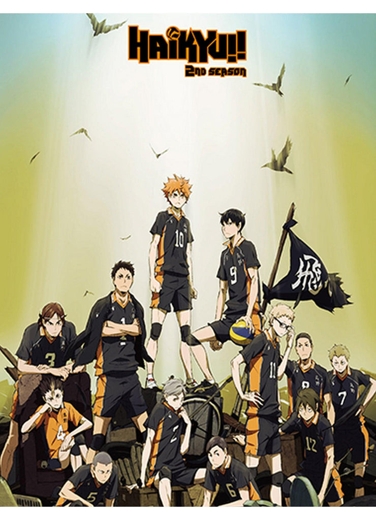 Haikyu!! S2 - Key Art Sublimation Throw Blanket - Great Eastern Entertainment