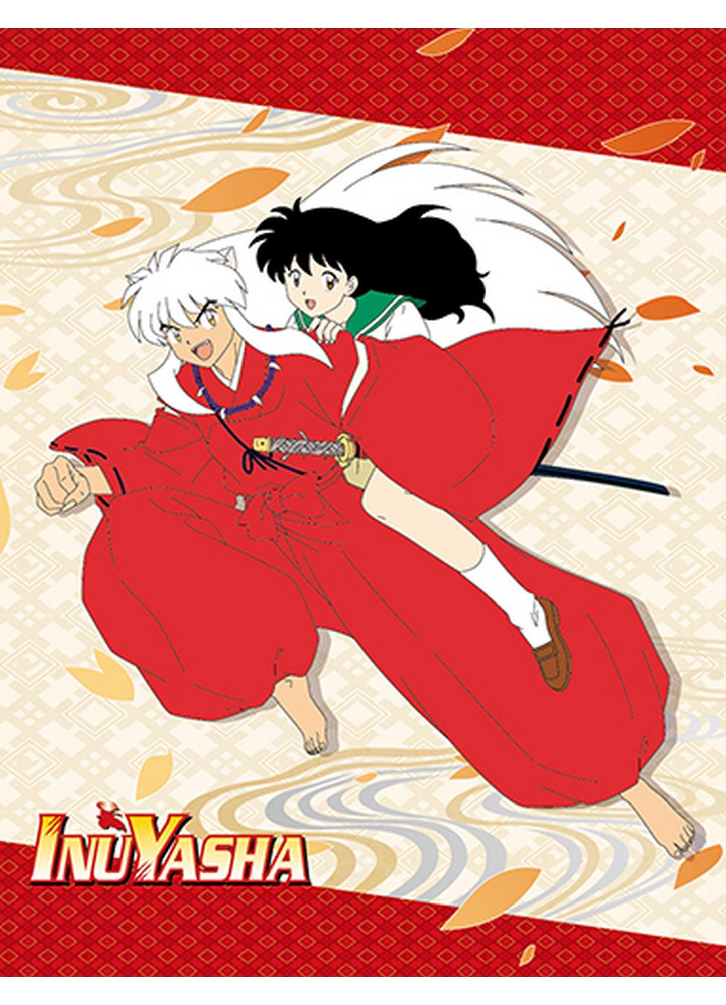Inuyasha - Kagome Higurashi & Inuyasha Sublimation Throw Blanket - Great Eastern Entertainment